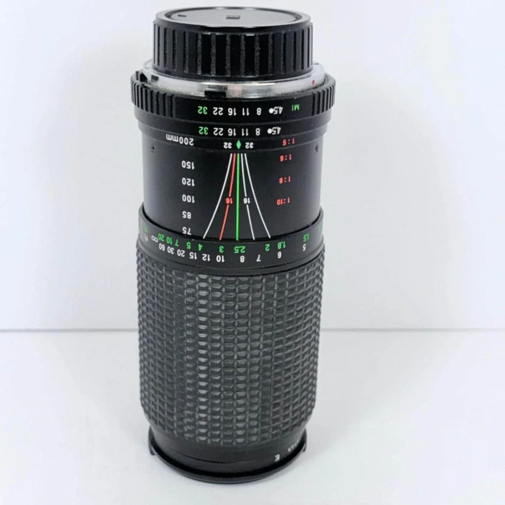 Five Star 75-200mm f4.5 MC Auto Macro‎ Zoom Lens Minolta MD Mount Black